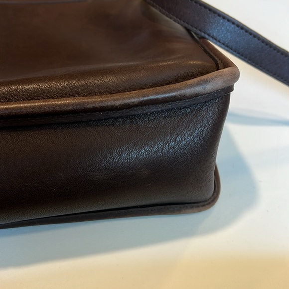 Coach - vintage WILLIS leather crossbody, dark mahogany - Picture 14 of 15